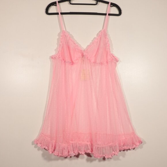NWT Free People Heart to Heart Mini Slip in Pink Size Large - Picture 3 of 14
